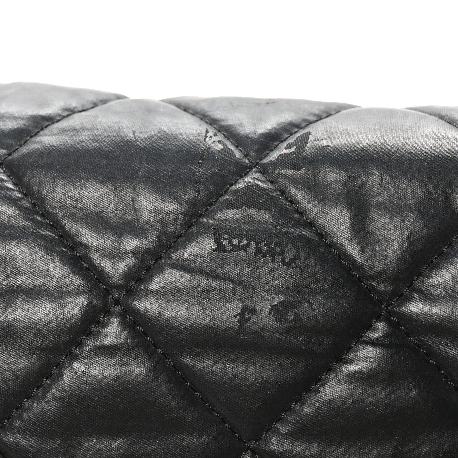 Chanel Nylon Quilted XL Coco Cocoon Messenger Black 11 of 11