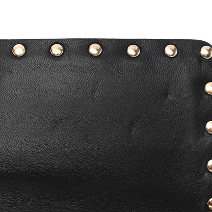 Valentino Garavani Lambskin Medium Rockstud Spike Shoulder Bag Black 10 of 11