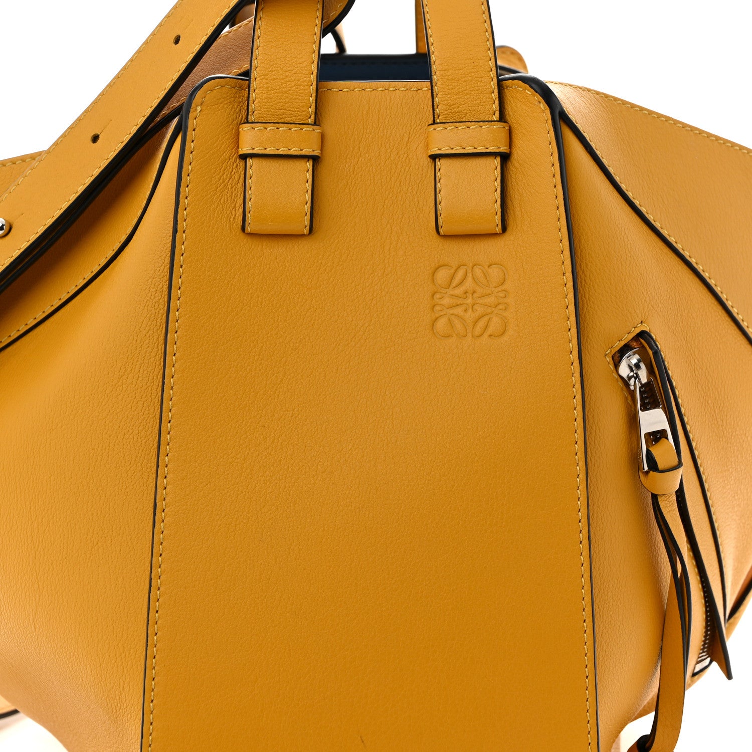 Loewe Calfskin Small Hammock Shoulder Bag Yellow 8 of 11