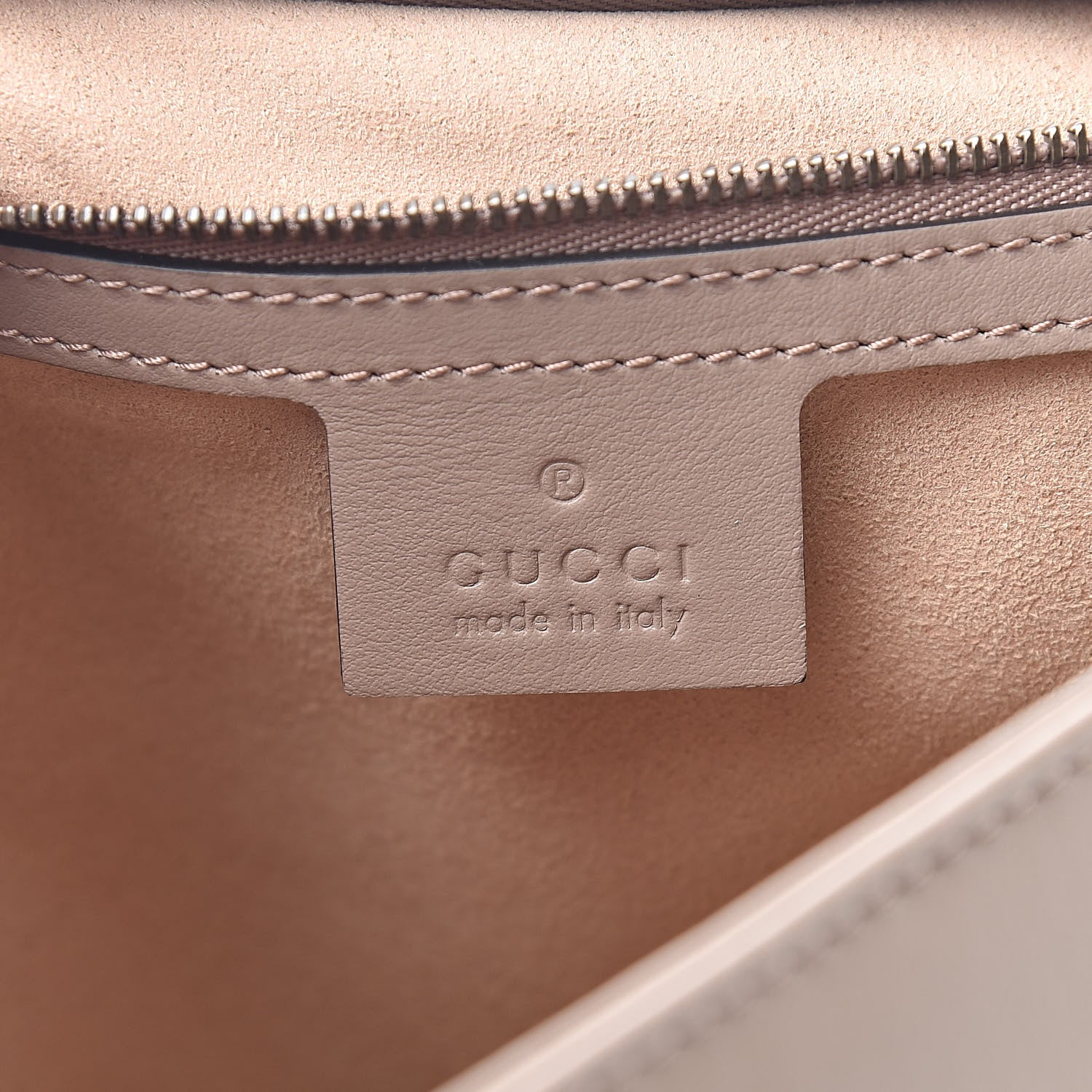 Gucci Calfskin Matelasse Medium GG Marmont Shoulder Bag Porcelain Rose 6 of 11
