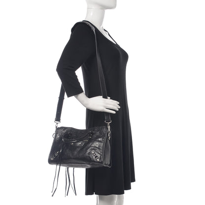 Balenciaga Agneau Classic Silver Hardware S City Black 2 of 8
