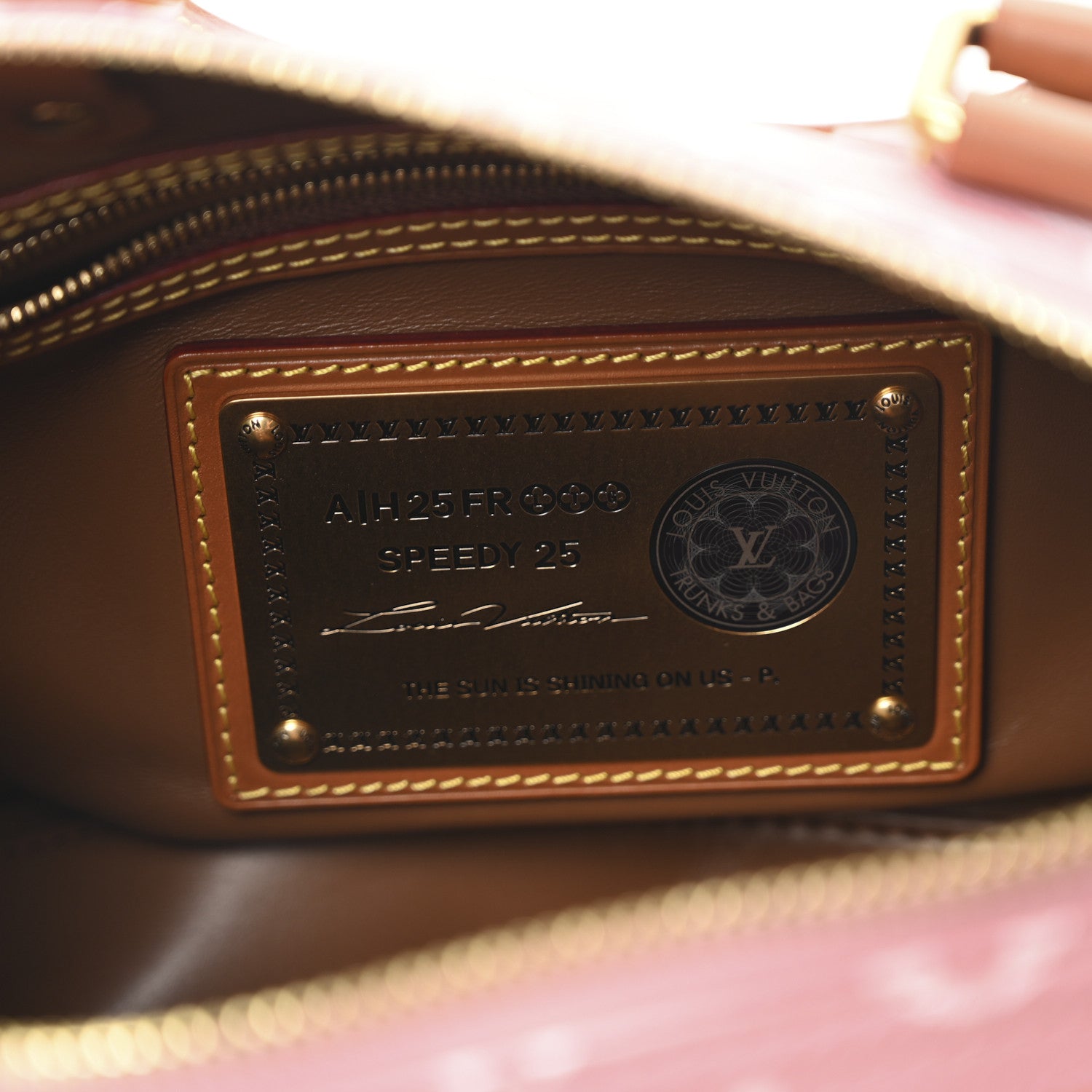 Louis Vuitton Calfskin Monogram Speedy P9 Bandouliere 25 Pink Sakura 8 of 11