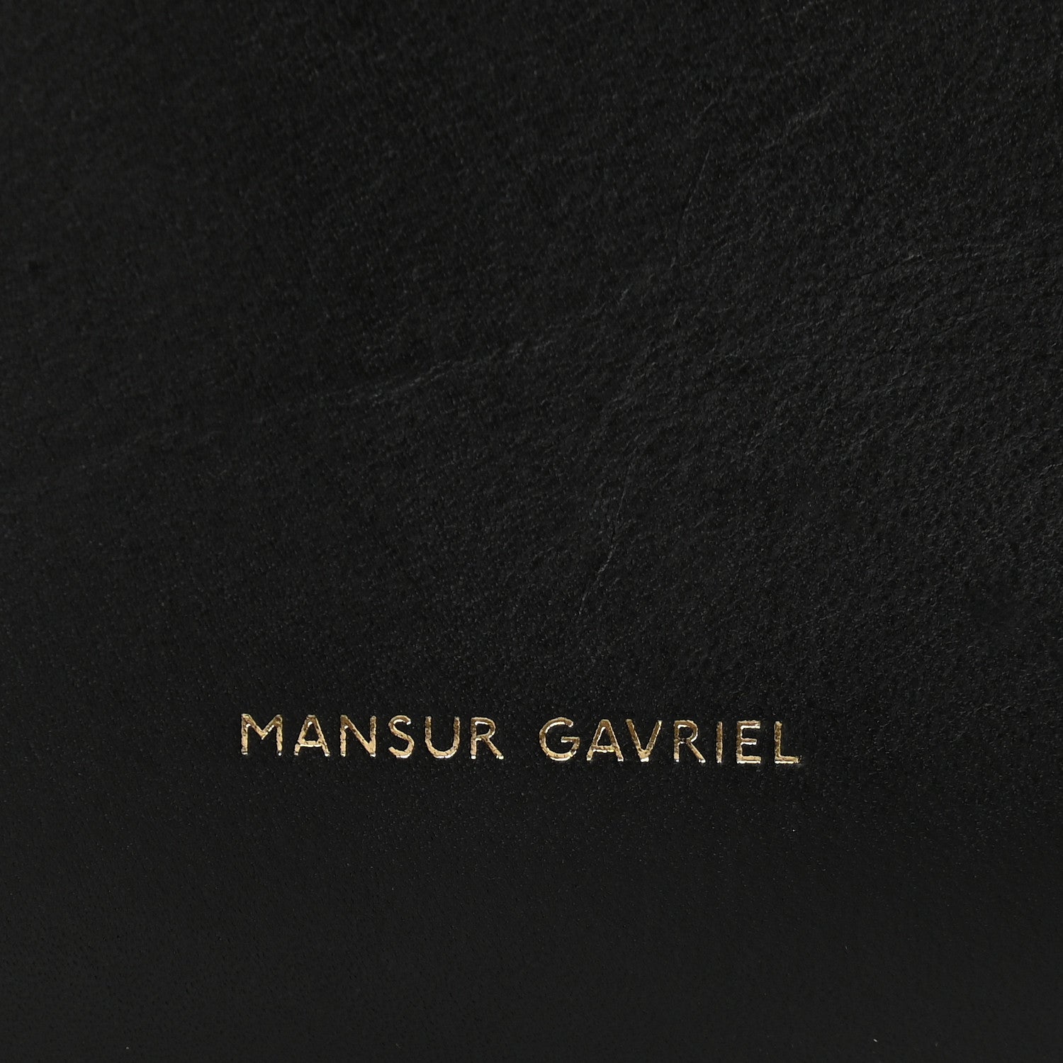 Mansur Gavriel Vegetable Tanned Calfskin Bucket Bag Black Flamma 8 of 13