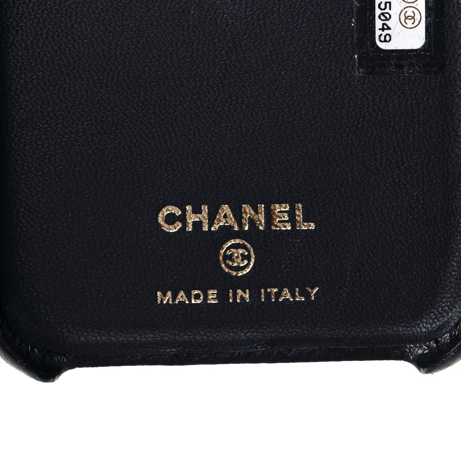 Chanel Caviar Quilted iPhone X Coco Tech Case Navy 4 of 8