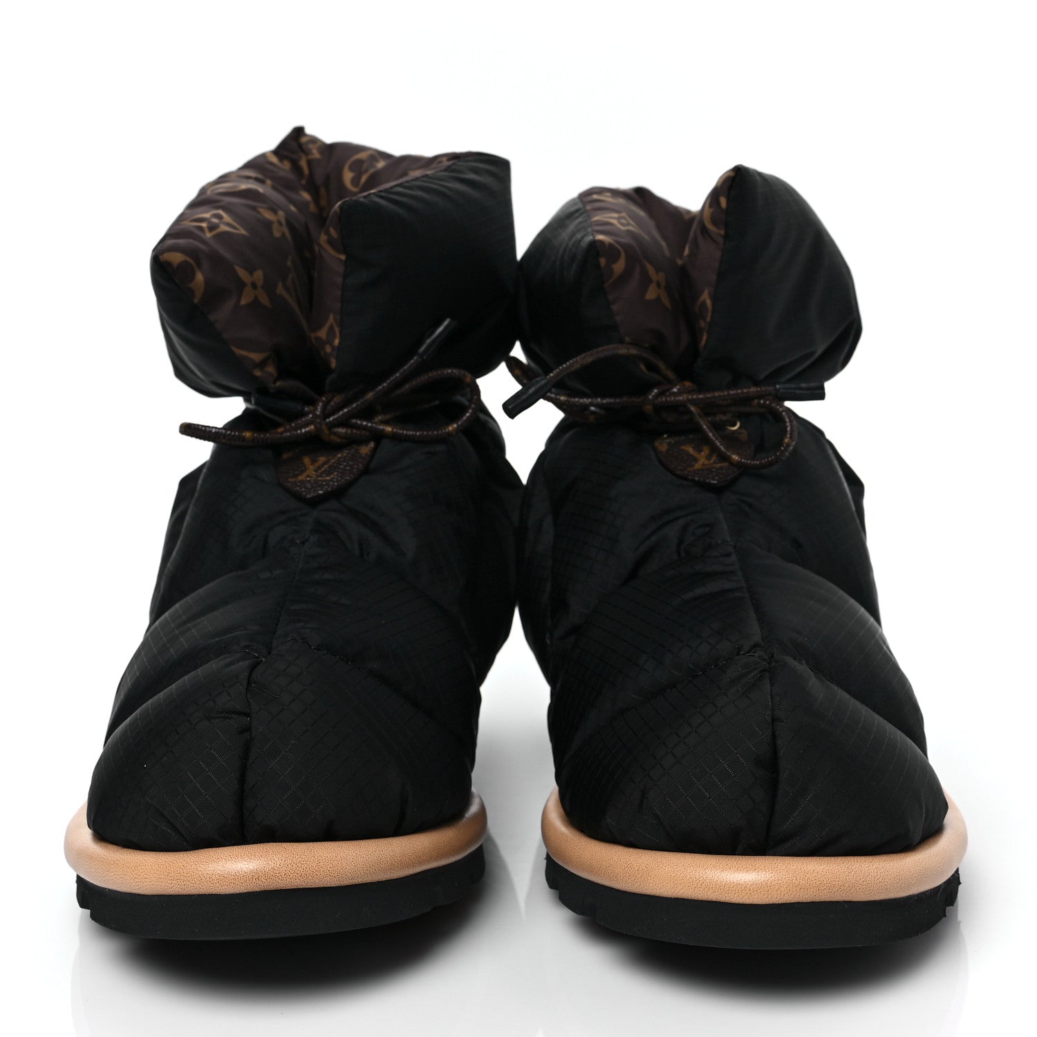 Louis Vuitton Nylon Monogram Pillow Comfort Ankle Boot 39 Black 3 of 10