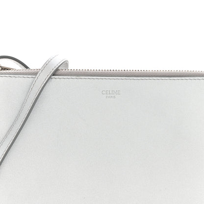 Celine Metallic Lambskin Small Trio Crossbody Bag Silver 10 of 14