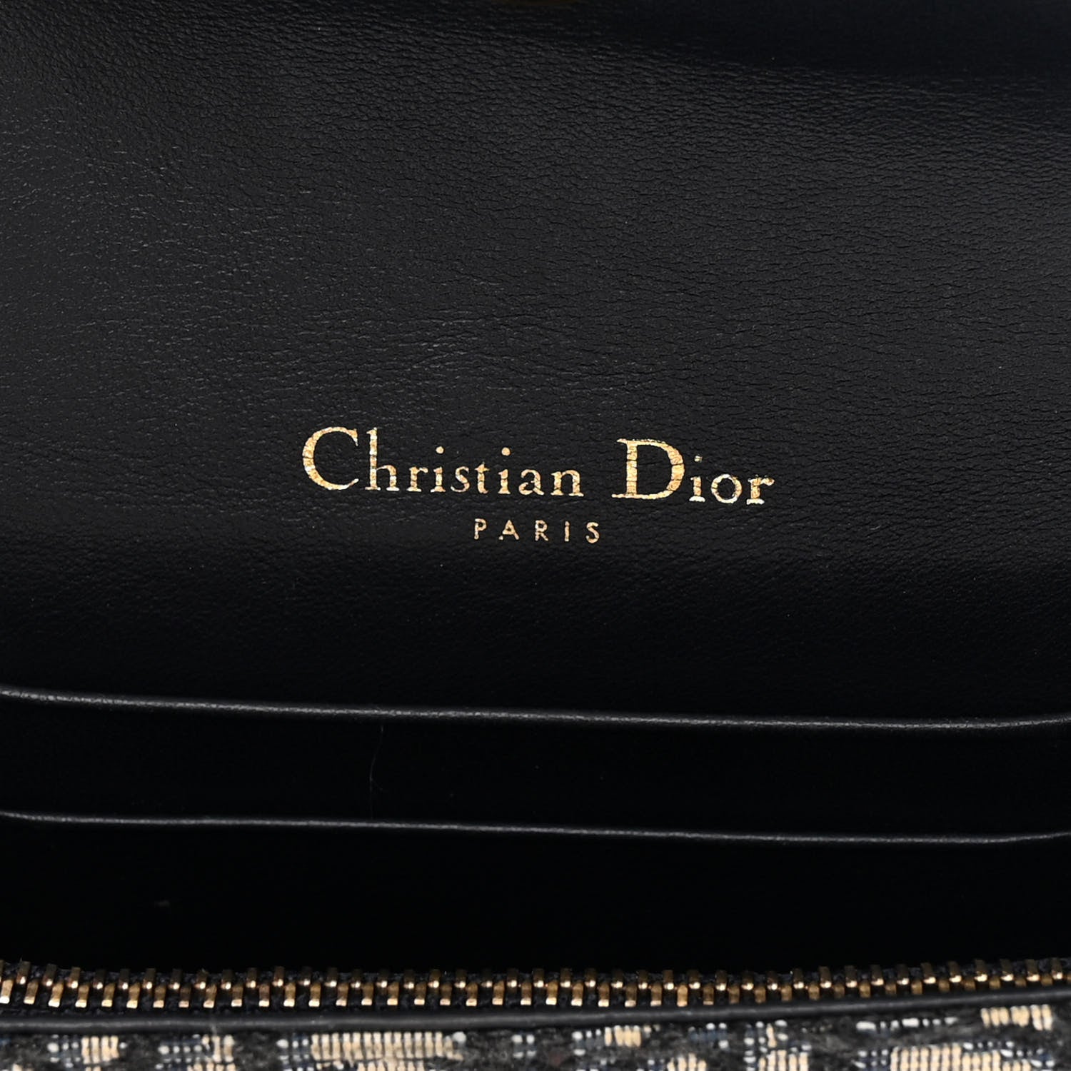 Christian Dior Oblique Saddle Belt Bag Blue 6 of 13