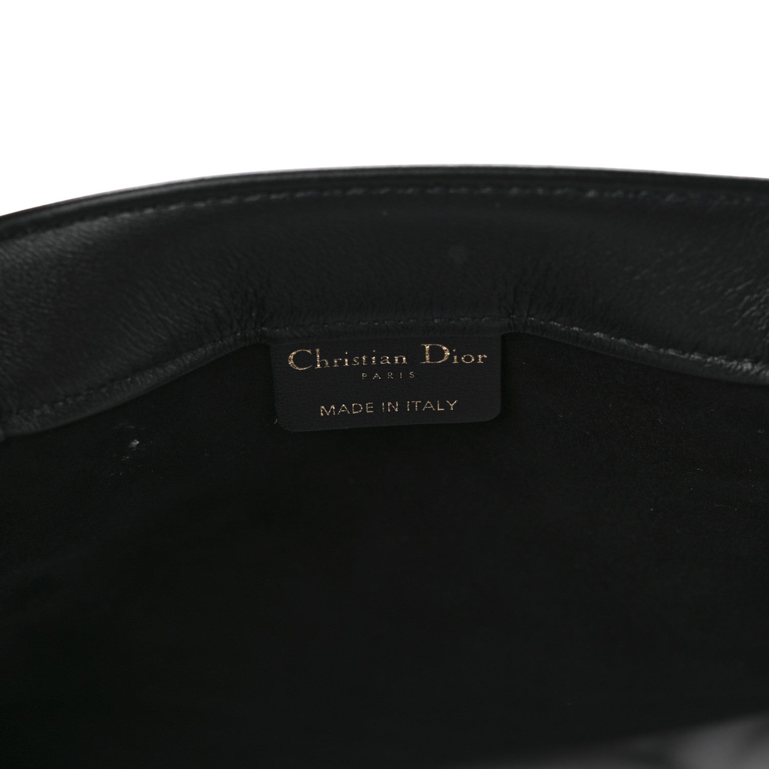 Christian Dior Calfskin Embossed Large Book Tote Black 6 of 8