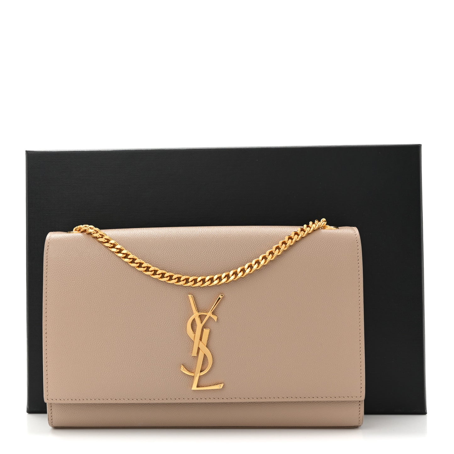 Grain De Poudre Medium Monogram Kate Satchel Nude Powder