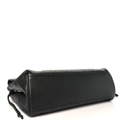 Chanel Grained Calfskin Stitched Urban Essentials Large Shopping Bag Black 4 of 12