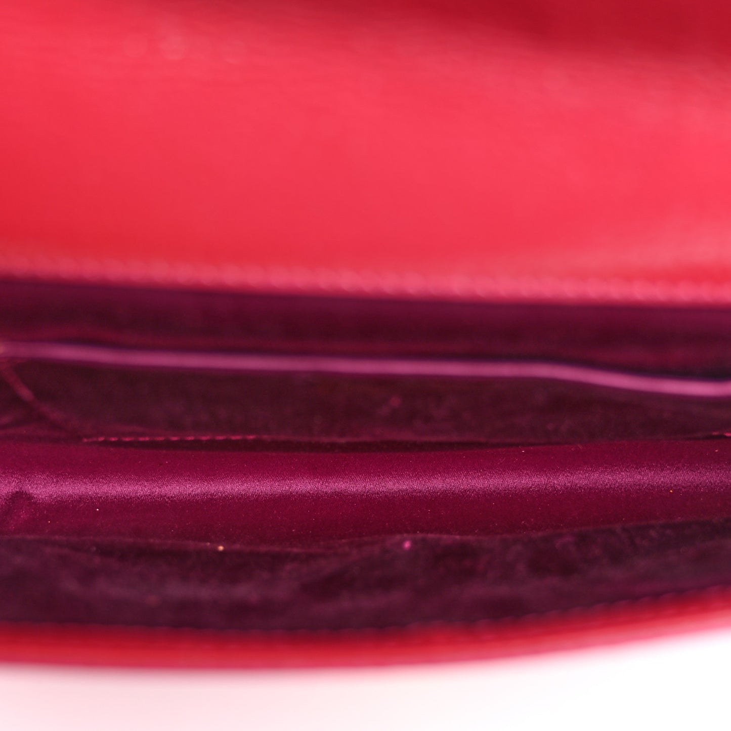 Textured Patent Monogram Large Belle De Jour Clutch Fuchsia