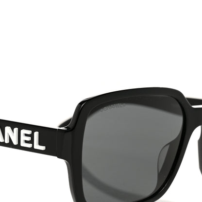Chanel Acetate Square Sunglasses 5408-A Black 7 of 8