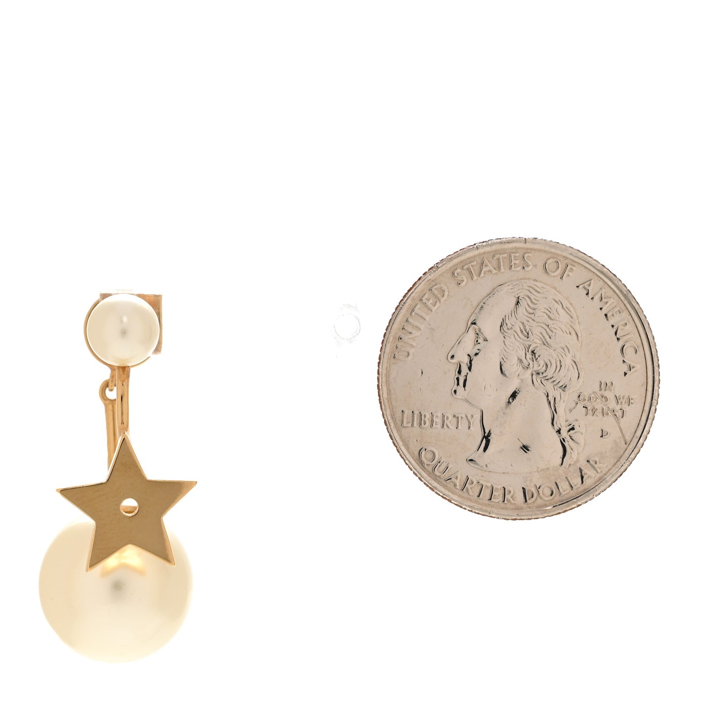 Pearl My ABCDior Tribales Etoile Earring Gold
