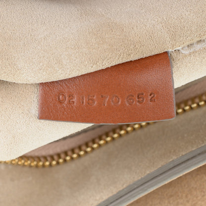 Chloe Suede Medium Faye Shoulder Bag Desert Beige 7 of 7