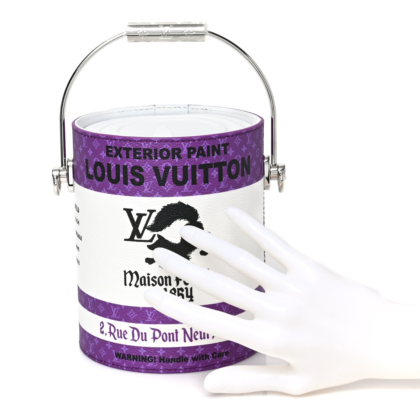 Monogram LV Paint Can Purple