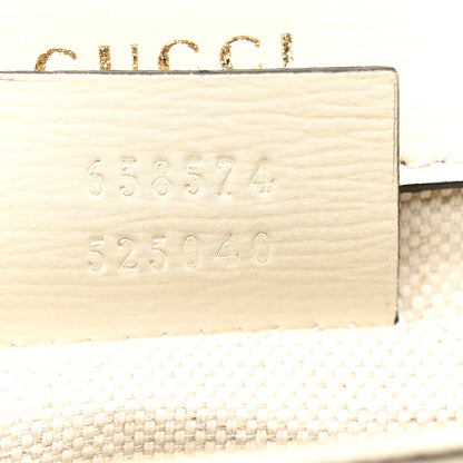 Gucci Azalea Calfskin Web Mini Horsebit 1955 Shoulder Bag Mystic White 7 of 11