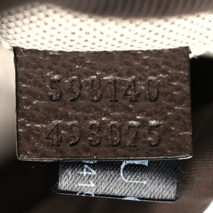 Gucci GG Supreme Monogram Medium Ophidia Double Buckle Backpack Brown 7 of 10