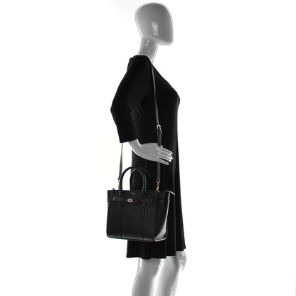 Mulberry Small Classic Grain Mini Zipped Bayswater Black 2 of 8