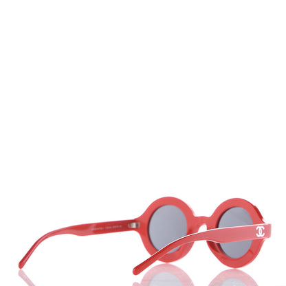 Chanel x Pharrell Williams Round 19mm Sunglasses Red 4 of 8