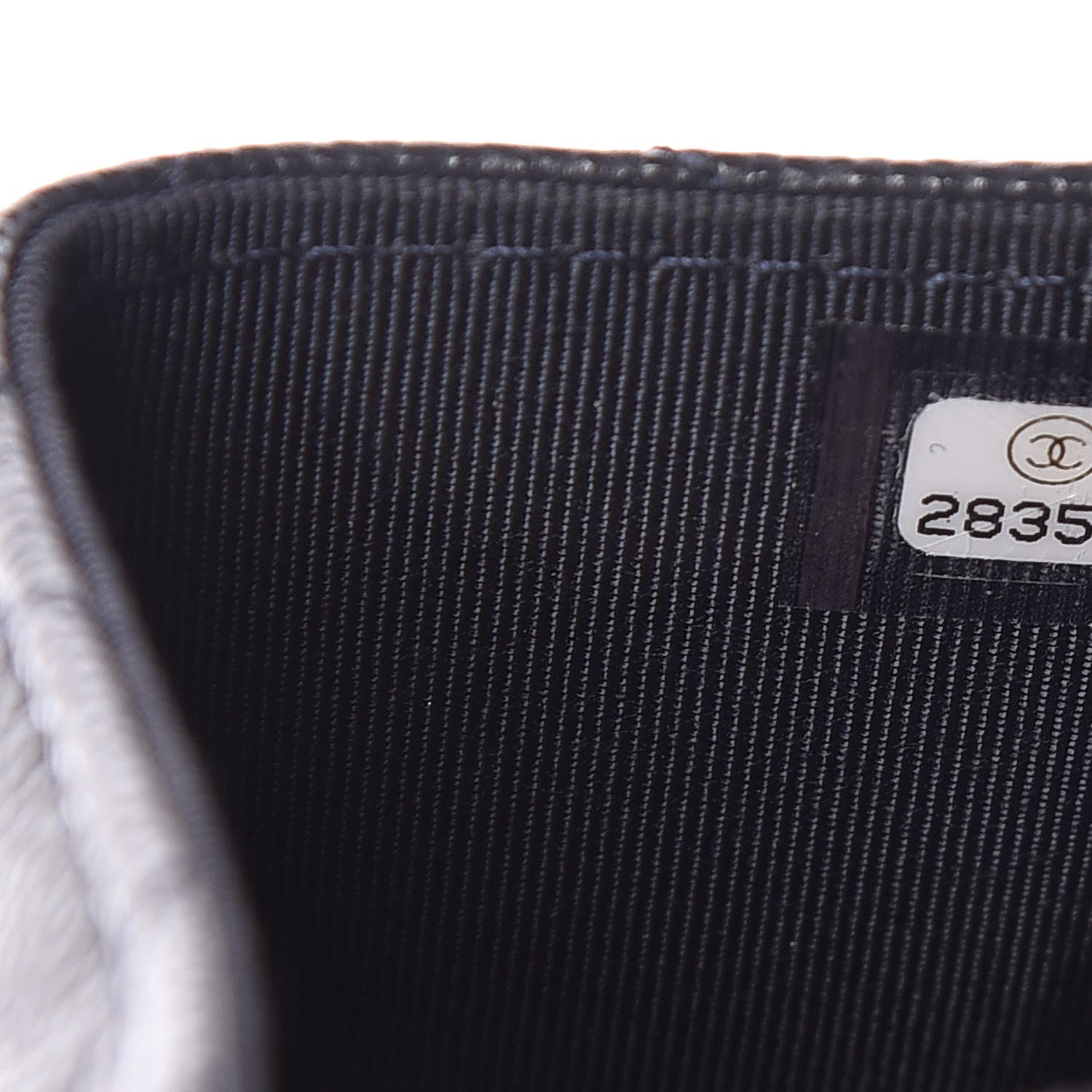 Chanel Caviar Quilted Flap Card Holder Wallet Navy 8 of 9