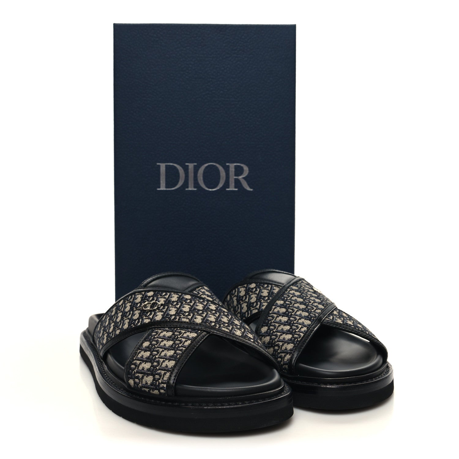 Christian Dior Oblique Mens Aqua Sandal 41 Blue 10 of 10