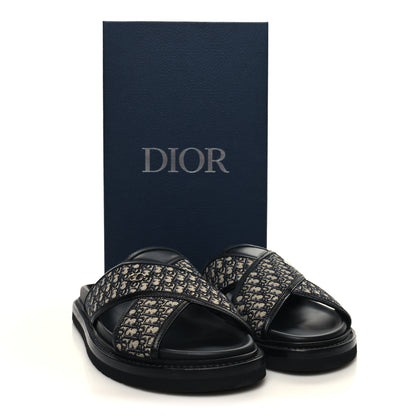 Christian Dior Oblique Mens Aqua Sandal 41 Blue 10 of 10