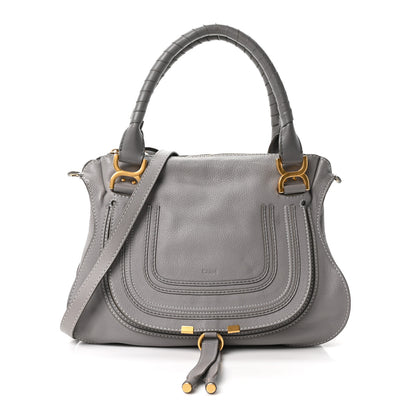Chloe Calfskin Medium Marcie Satchel Cashmere Grey 1 of 11