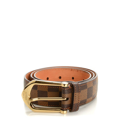 Louis Vuitton Damier Ebene Riveted 35mm Belt 90 36 1 of 7
