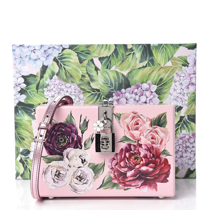 Dolce & Gabbana Acrylic Floral Print Dolce Box Clutch Pink 12 of 12
