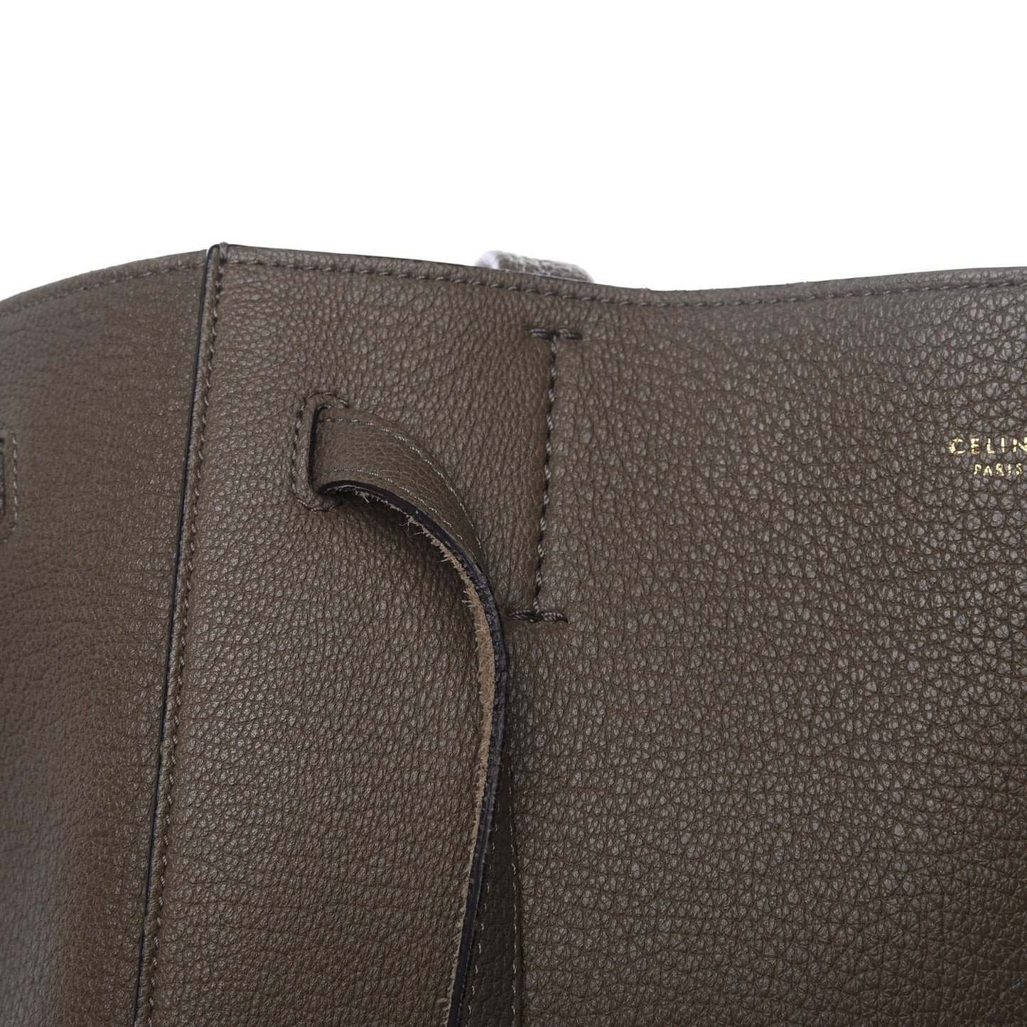 Soft Grained Calfskin Medium Belt Cabas Phantom Taupe