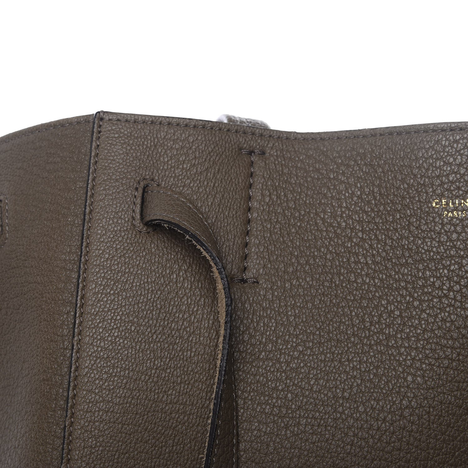 Celine Soft Grained Calfskin Medium Belt Cabas Phantom Taupe 8 of 11