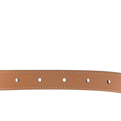 Gucci Moon Calfskin Double G 20mm Belt 75 30 Natural Tan 5 of 5