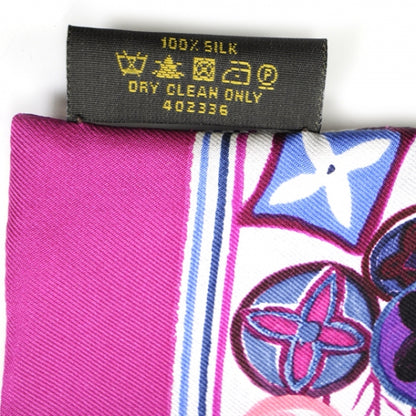 Louis Vuitton Silk Eugenia Bandeau Rose Pop 5 of 6
