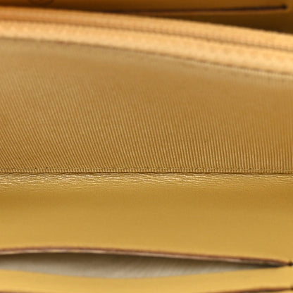 Chanel Iridescent Caviar Quilted Medium Zip Around Wallet Yellow 5 of 13