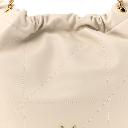 Saint Laurent Lambskin Matelasse Monogram Medium Jamie 4.3 Pochon Blanc Vintage 9 of 11