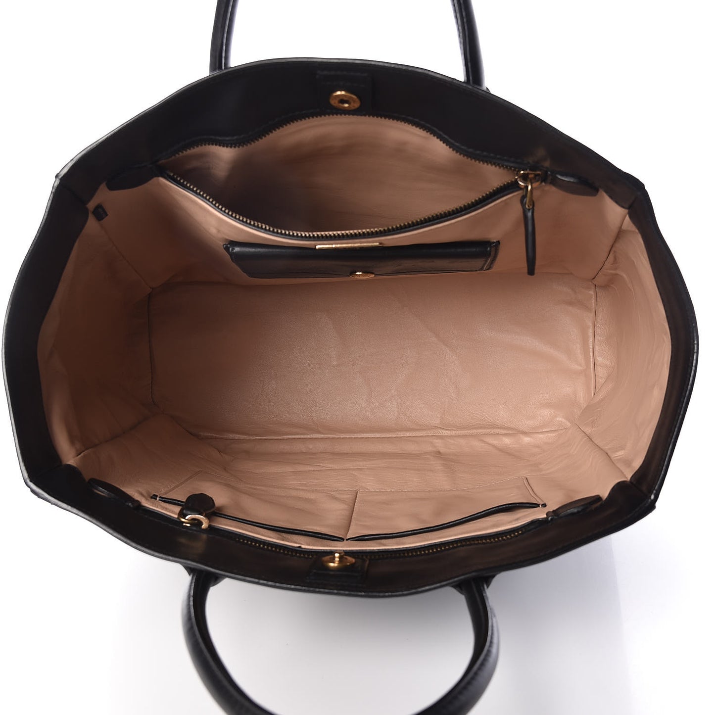 City Calfskin Tote Black