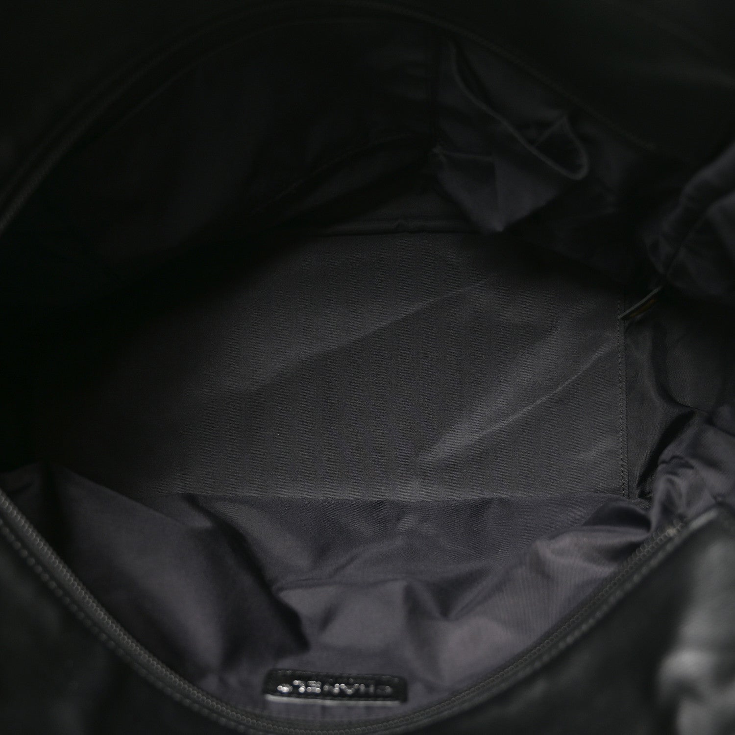 Chanel Coated Canvas Quilted Large Paris Biarritz Tote Black 5 of 10
