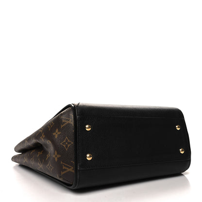 Louis Vuitton Calfskin Monogram Kimono Tote Black 3 of 9