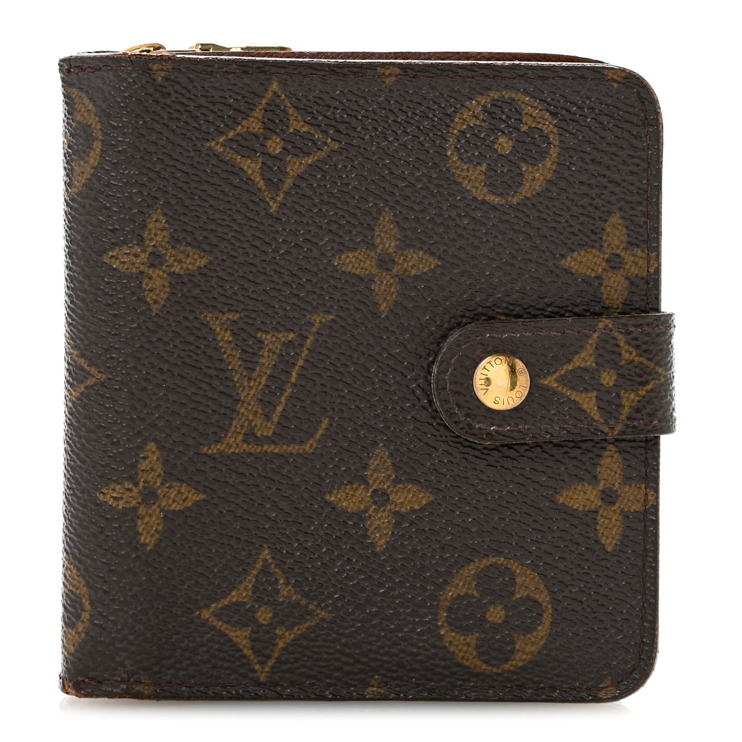 Monogram Compact Zippe Zipped Wallet