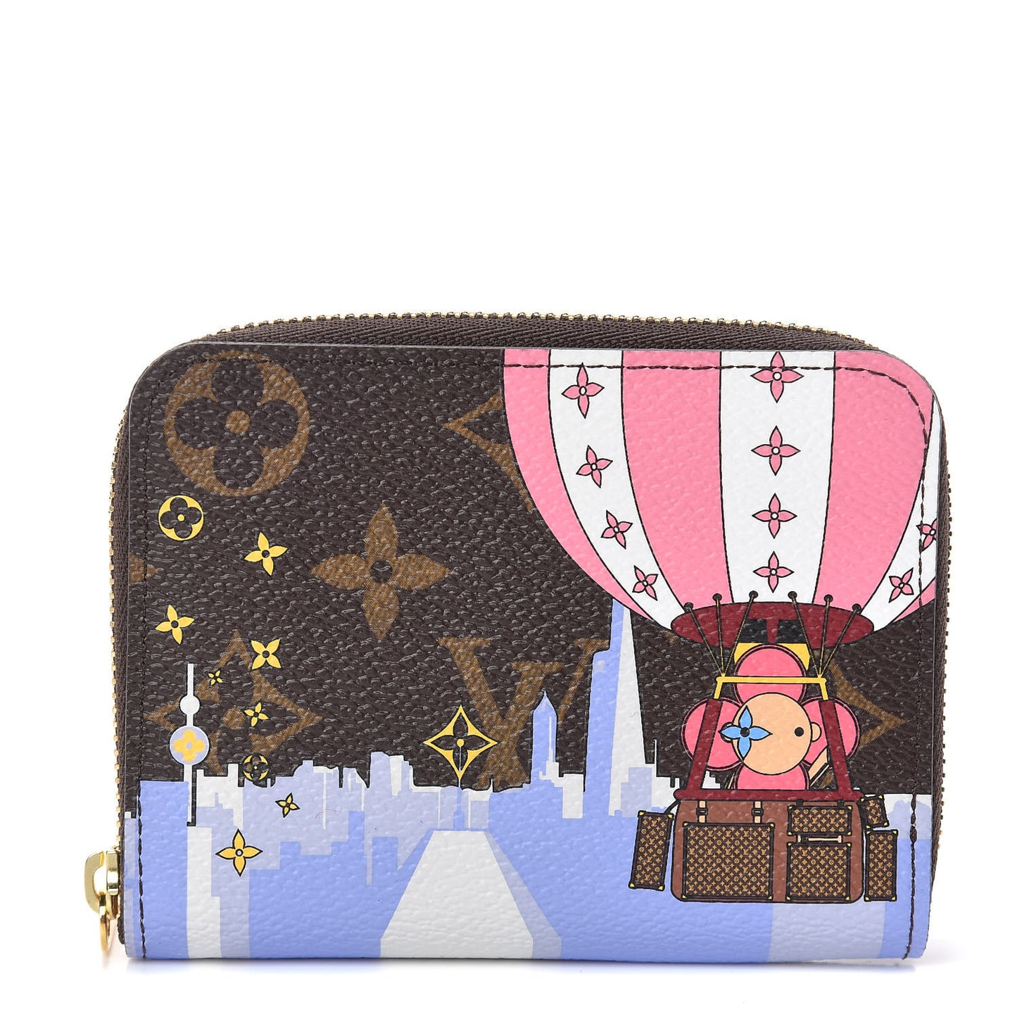 Monogram 2019 Christmas Animation Zippy Coin Purse
