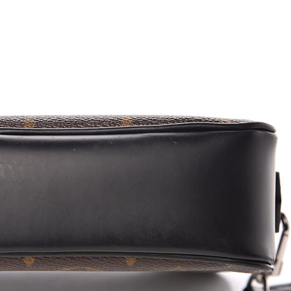 Louis Vuitton Monogram Macassar Kasai Clutch Black 9 of 10