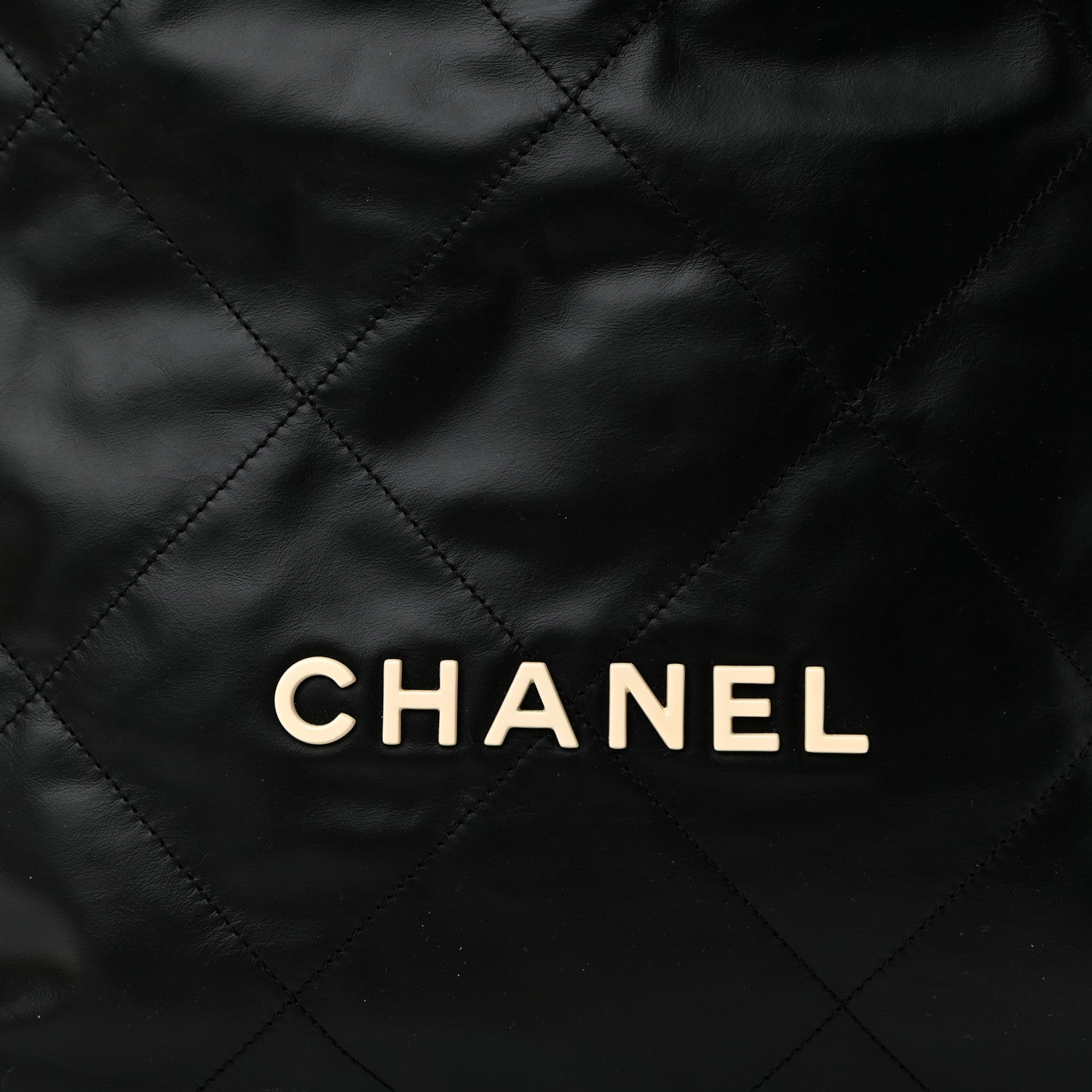 Chanel Shiny Calfskin Quilted Chanel 22 Backpack Black 8 of 10