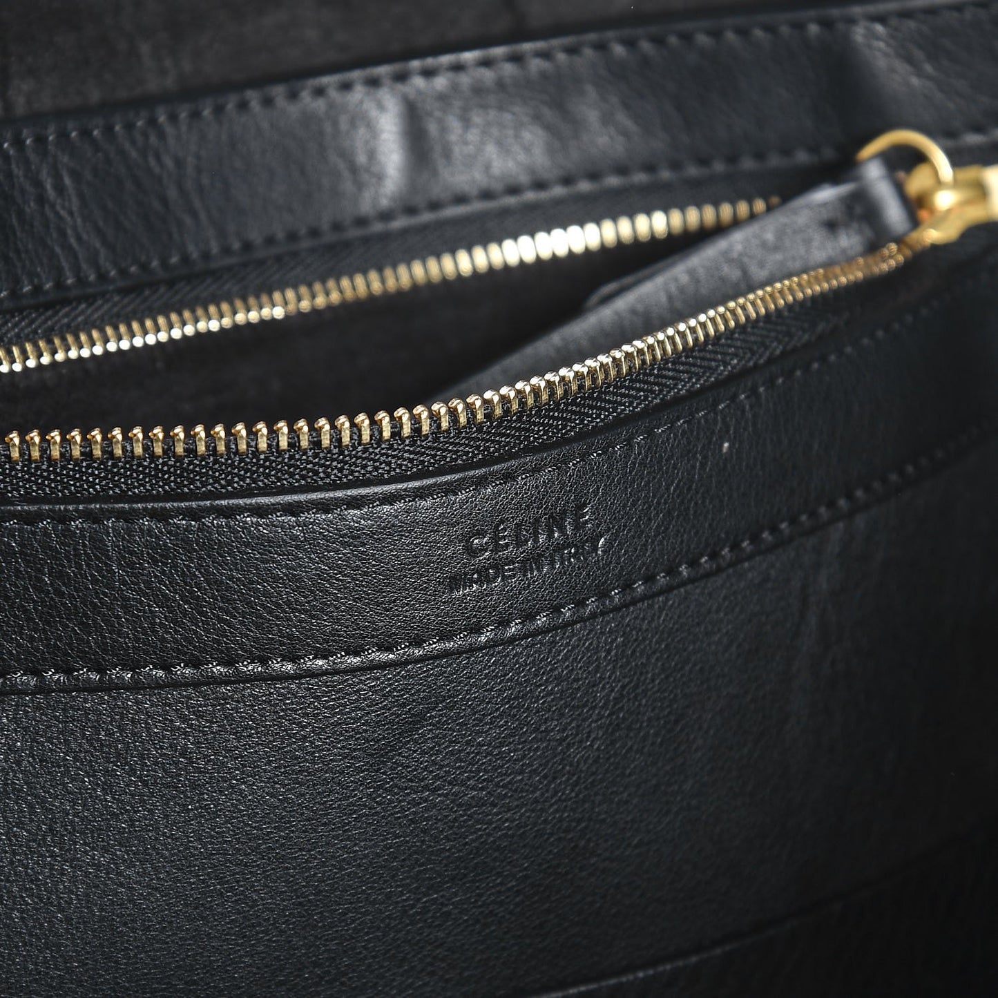 Soft Grained Calfskin Medium Belt Cabas Phantom Black