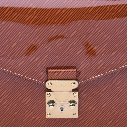 Louis Vuitton Shiny Epi Monogram Pochette Metis Mini Brown 10 of 12