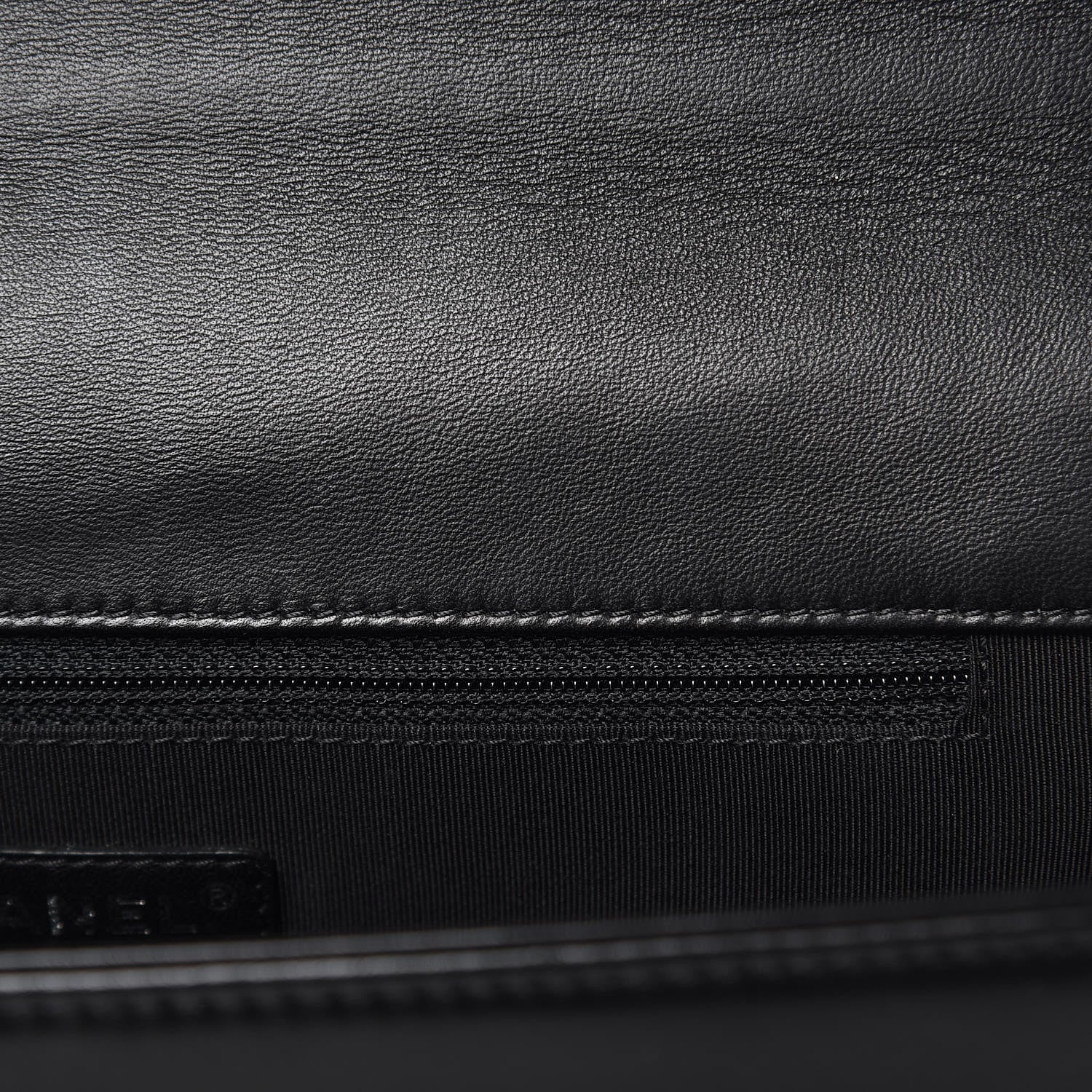 Chanel Lambskin Quilted Large Boy Flap Black 14 of 15