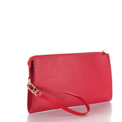 Louis Vuitton Epi Pochette Accessories 24 Castillan Red 3 of 7