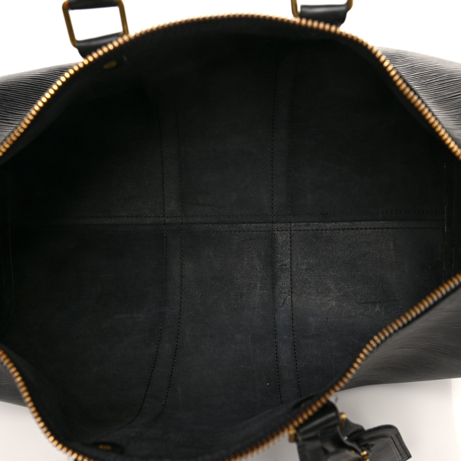 Louis Vuitton Epi Keepall 45 Black 5 of 8