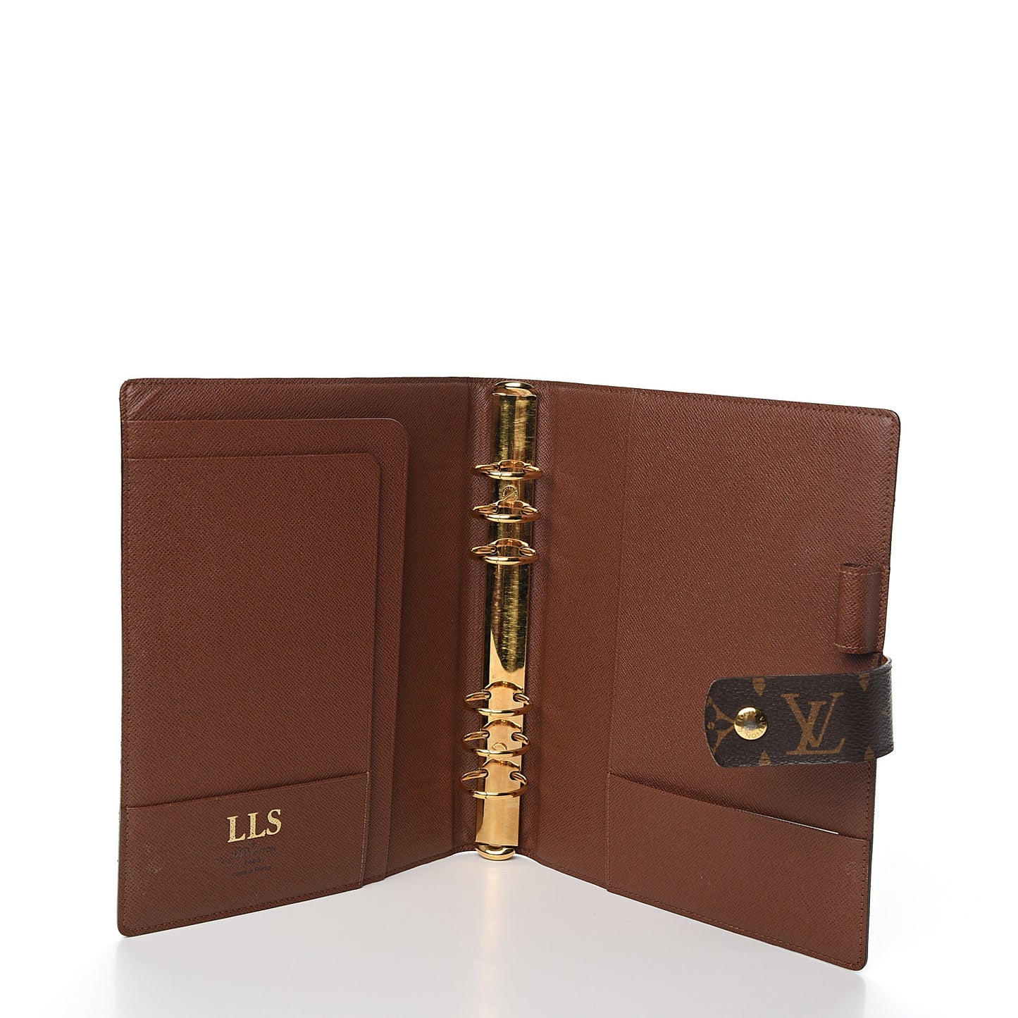 Monogram Large Ring Agenda Cover