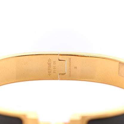 Hermes Matte Enamel Narrow Clic Clac HH Bracelet T6 Etain 4 of 6