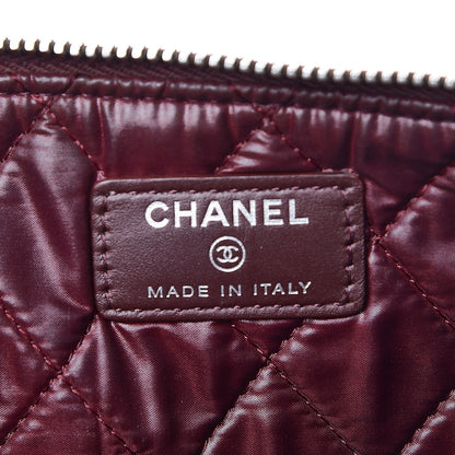Chanel Caviar Quilted Large Slide Pouch Black 6 of 10